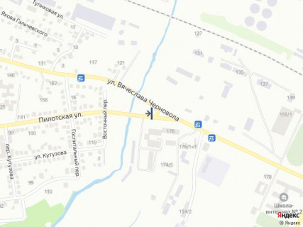 Білборд, Бігборд (Борд)  B у Хмельницькому, 6х3  вул. Пілоцька схема