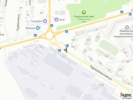 Білборд, Бігборд (Борд)  A у , - (-), A  вул. Тернопільська 19 схема