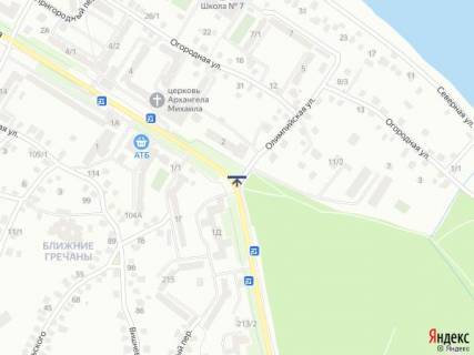 Билборд B в Хмельницком, 6х3  Вул. Курчатова вул. Олімпійська схема