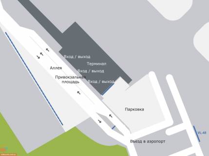 Билборд A в Львове, 3х6  Аеропорт «Львів» (перон) схема