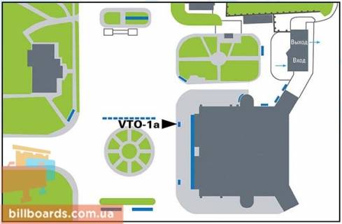 Ситилайт A в Одессе, 1,2х1,8  Ситилайт на входе в терминал схема