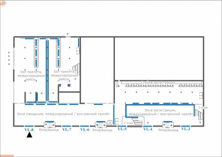 Нестандарт A в Львове Фасад терміналу схема