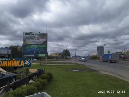 Билборд B в Ковеле, 6х3  вул. Варшавська  (біля АЗС Укр-Петроль) перехрестя (напрямок Ягодин), низ фото 1