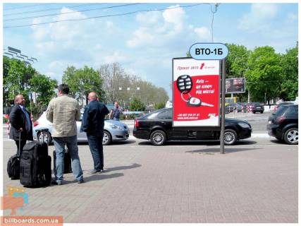 Ситилайт A в Одессе, 1,2х1,8  Ситилайт на входе в терминал фото 1