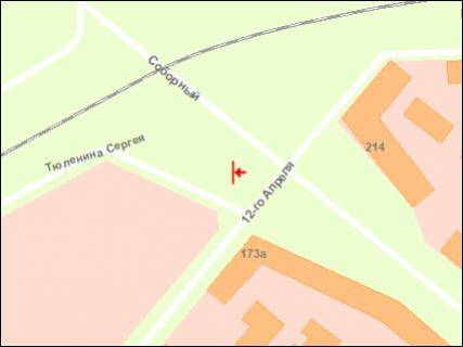 Билборд A в Запорожье пр. Соборний- вул.Героїв Крут (12 квітня), ліворуч схема