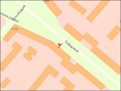 Ситилайт A в Запорожье, 1.8x1.2  пр. Соборний, 171, №1 схема