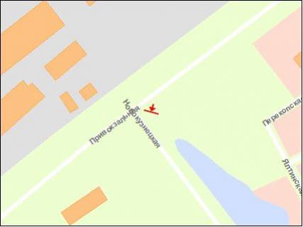 Призма B в Запорожье вул.Привокзальна — вїзд на Південний мкрн., ст.Б (призматрон) - 276685 схема