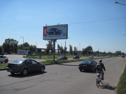 Білборд, Бігборд (Борд)  Р/П у Запоріжжі Набережна магістраль  – автосалон «Альфа»,АЗС, рух до порту Фото 1