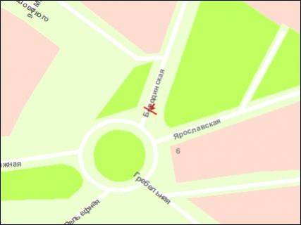 Беклайт A у Запоріжжі, 3x4  Бородінська вул схема