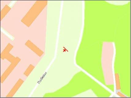 Билборд A в Запорожье Победы ул схема