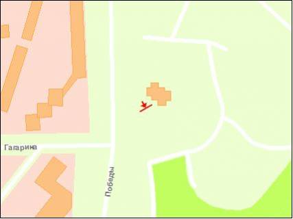 Билборд B в Запорожье Победы ул схема