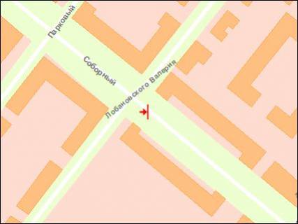 Сiтiлайт Р/П у Запоріжжі, 1.8x1.2  вул. Трегубенка — вул. Лобановського схема