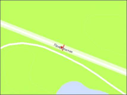 Билборд B в Запорожье Набережна магістраль - АЗС "ТНК" №24, ресторан "Орбіта", рух до вокзалу схема