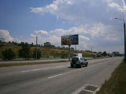 Білборд, Бігборд (Борд)  B у Запоріжжі Набережна магістраль  – бульв.Центральний, рух до вокзалу Фото 1