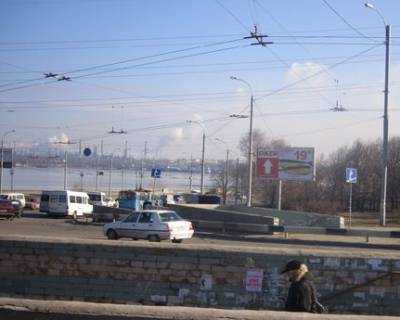 Білборд, Бігборд (Борд)  A у Запоріжжі вул.Гребельна  - р-н Правобережного пляжу, ДГЕС, ст.А (призматрон) Фото 1