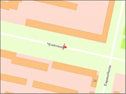 Білборд, Бігборд (Борд)  A у Запоріжжі вул.Чумаченко, 34, АТБ / Сільпо, ст.А1 схема