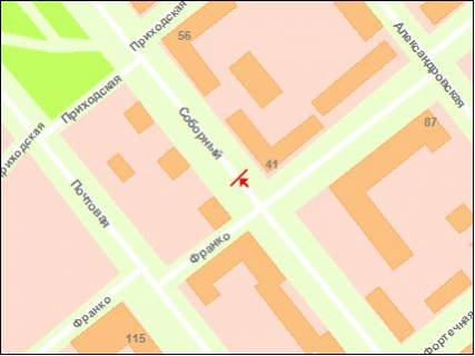 Скролер, Скрол Р/П у Запоріжжі вул. Пріходська - вул. І.Франка (СІТІ-скролл) - 254188 схема