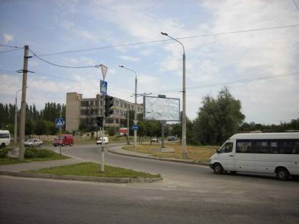 Білборд, Бігборд (Борд)  A у Запоріжжі, 6x3  вул. Привокзальна — вул. Новокузнецька, вїзд з Південного мкрн., ст.А Фото 1