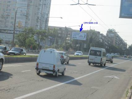 Билборд B в Запорожье пр.Соборний - дамба №1, рух від вокзалу, ст.Б фото 1