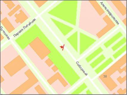 Ситилайт Р/П в Запорожье вул. Перша ливарна — пл. Університетська схема