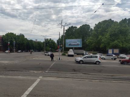 Призматрон, Призма A у Запоріжжі, 6x3  пр. Соборний — вул. Дніпровська - пл. Волі (призматрон), ст.А - 384364 Фото 1