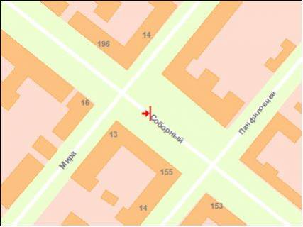 Сiтiлайт Р/П у Запоріжжі вул. Миру - вул. Панфіловців схема