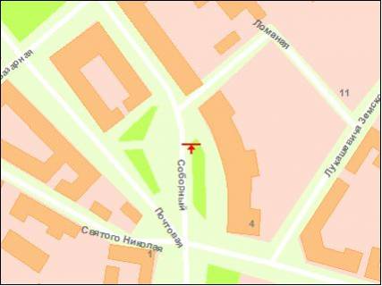 Ситилайт A в Запорожье пр.Соборний маг."Сигнал" (р-н ринку Анголенко) схема