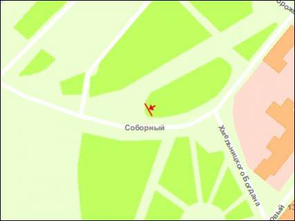 Призма B в Запорожье пр.Соборний -вул.Б.Хмельницького, ст.Б (рух до греблі) (призматрон) - 489946 схема