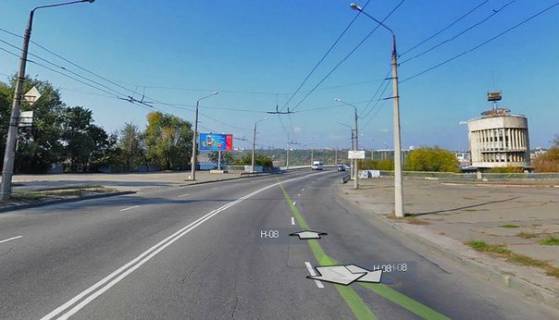 Призма B в Запорожье, 6x3  ул. Б.Хмельницкого - выезд на ДнепроГЭС, направление из центра, ст.Б (призматрон) - 384416 фото 1