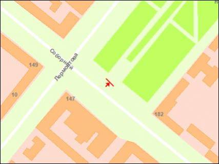 Призматрон, Призма A у Запоріжжі пр.Соборний,184  - універмаг "Україна (призматрон) - 439126 схема