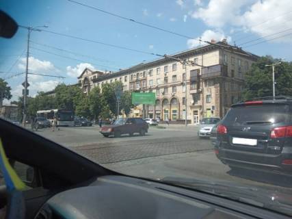 Видеоборд A в Запорожье, 5,76х2,88  пр.Соборний - вул.В'ячеслава Зайцева (Лермонтова) - 306053 фото 1