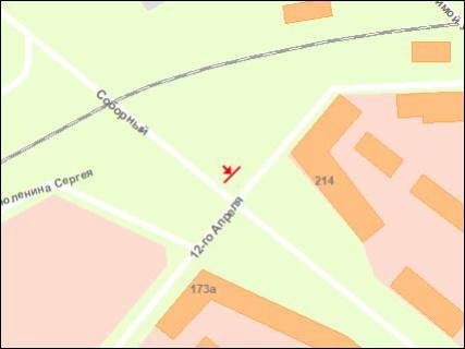 Ситилайт B в Запорожье, 1.8x1.2  пр. Соборний — вул. Героїв Крут (12 Квітня) схема