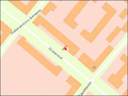 Сiтiлайт A у Запоріжжі, 1.8x1.2  Соборний ін схема