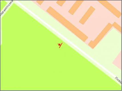 Білборд, Бігборд (Борд)  A у Запоріжжі Перемоги вул схема