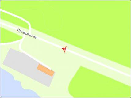 Билборд B в Запорожье Набережна магістраль - Вознесенівський ринок (автомойка «Кристалл»), рух до вокзалу схема