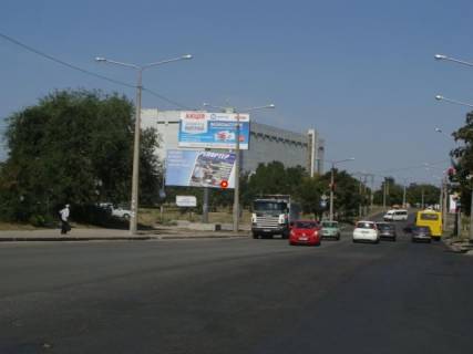 Білборд, Бігборд (Борд)  B у Запоріжжі Хортицьке шосе – район ринка, нижня площина, ст.Б Фото 1