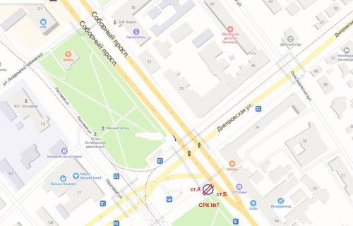 Призма A в Запорожье Прибережна магістраль, навпроти ТРЦ  по вул. Запорізька,буд.1-Б, ст.А (призматрон) - 8909 схема