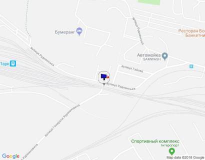 Билборд A в Львове ул. Рудненская схема