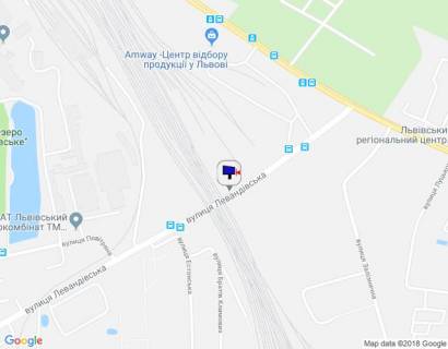 Билборд A в Львове ул Левандовская схема