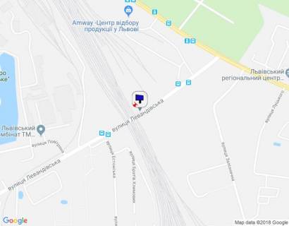 Билборд B в Львове ул Левандовская схема