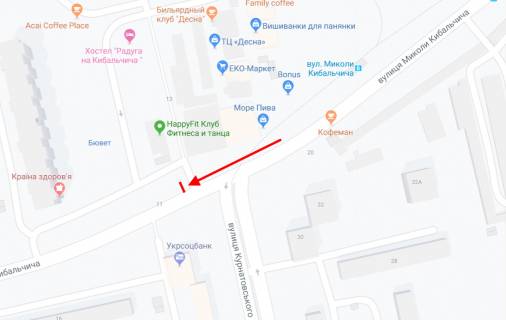 Призма A в Киеве, 3х6  Кибальчича вул., 11 - 189112 схема