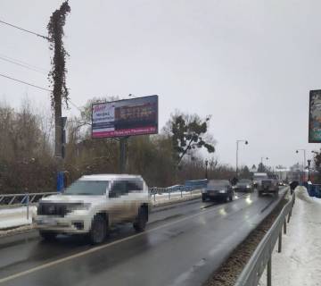 Билборд B в Луцке, 3*6  міст Шевченка(до Нової лінії) ліворуч від кільця фото 1