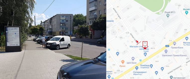 Сітіскролл B у Кременчуці, 1,27,х1,87  вул. Гагаріна район б. 14, р-н центрального ЦНАПу, Автовокзалу, Центрального рынку Фото 1