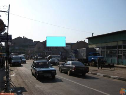 Білборд, Бігборд (Борд)  B у Самбірі, 3х6  Центр міста центральний ринок (на Львів),автобусна зупинка, сторона Б Фото 1