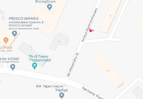 Скроллер A в Киеве Новогоспитальная ул., 5 - 318576 схема