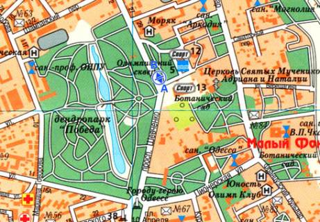 Беклайт A у Одесі Шевченка просп., 31а схема