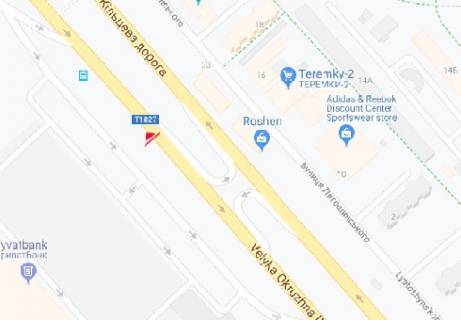 Билборд A в Киеве, 3x6  Кільцева дорога схема