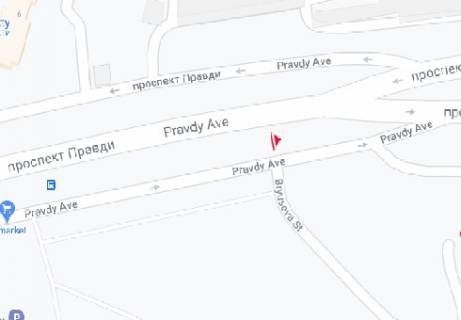 Призма B в Киеве, 3x6  Правди пр. (на розподілювачі) - 341200 схема