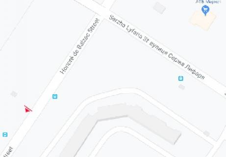 Білборд, Бігборд (Борд)  B у Києві, 3x6  Бальзака вул., 45/21 (навпроти) схема