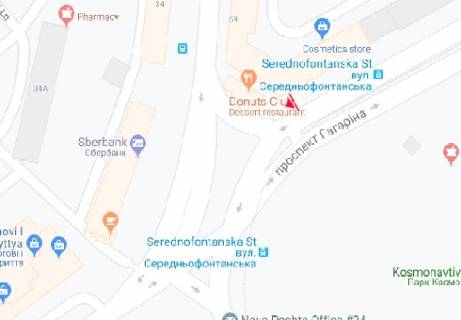 Ситилайт B в Одессе Гагарина пр., 16/1 B схема